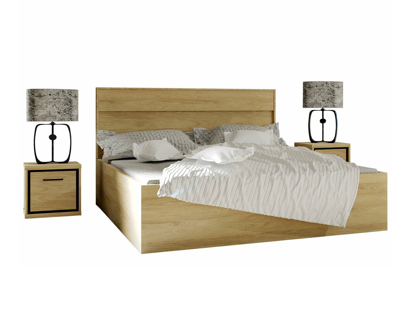 Meubelset Etrmoni 123 (Licht hout)