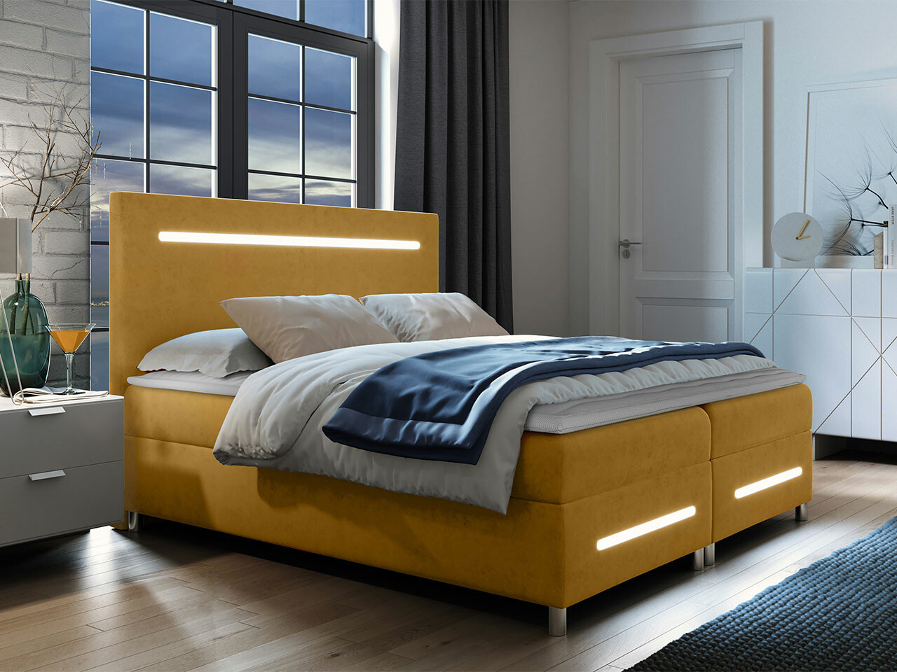 Boxspring Baltimore 174 (Fresh 37)