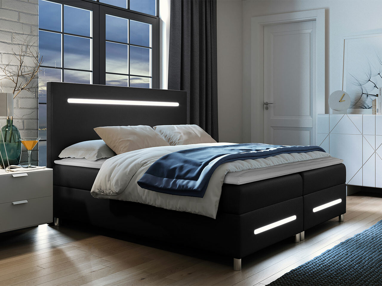 Boxspring Baltimore 174 (Soft 011)