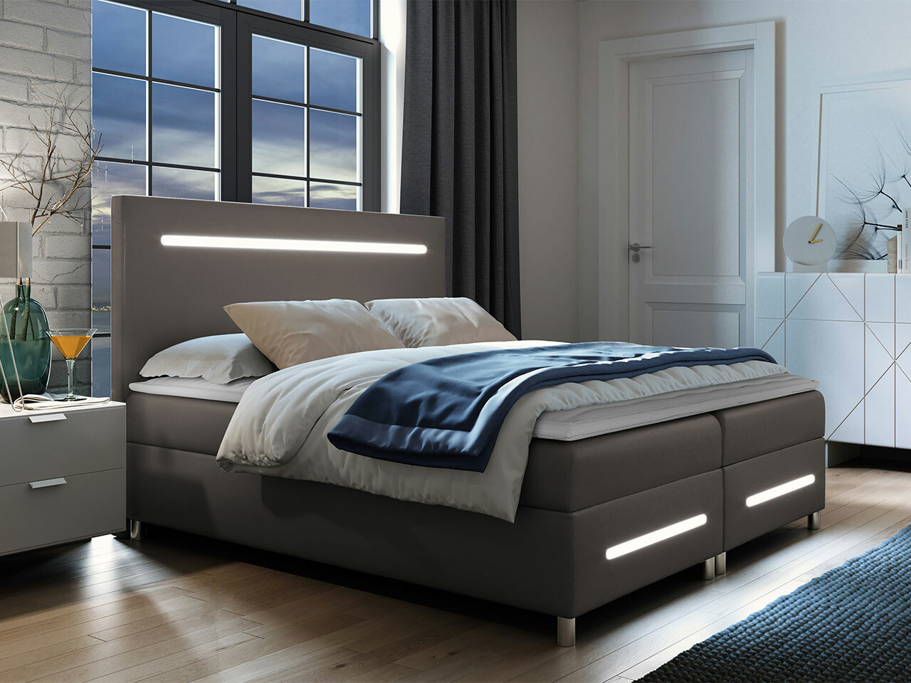 Boxspring Baltimore 174 (Soft 029)