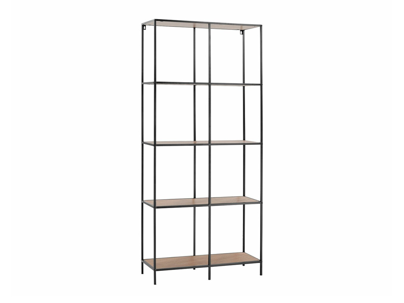 Boekenkast Richardson A106 (Zwart + Bruin)