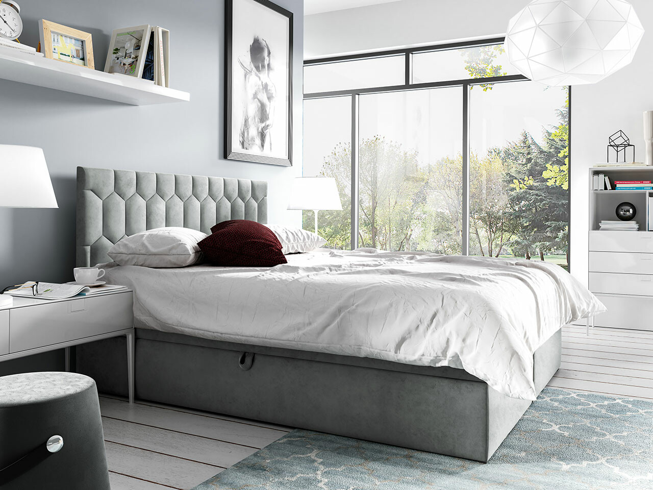Boxspring Baltimore 181 (Fresh 33)