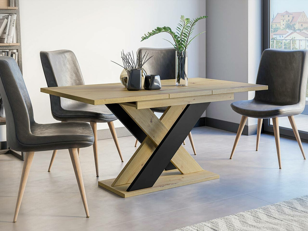 Tafel Goodyear 117 (Artisan eiken + Zwart)