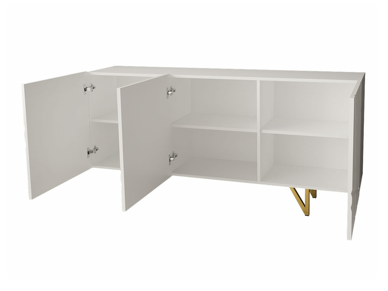 Woonkamerset Mavmave 102 (Wit + Glanzend wit)