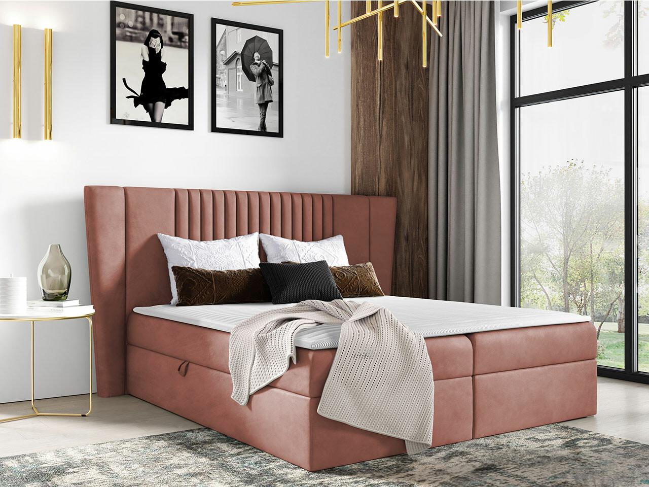 Boxspring Fenestra (Magic Velvet 2258)