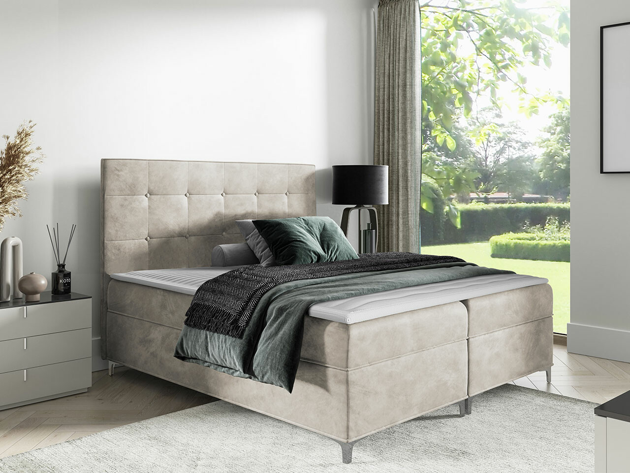 Boxspring Baltimore 185 (Fresh 1)