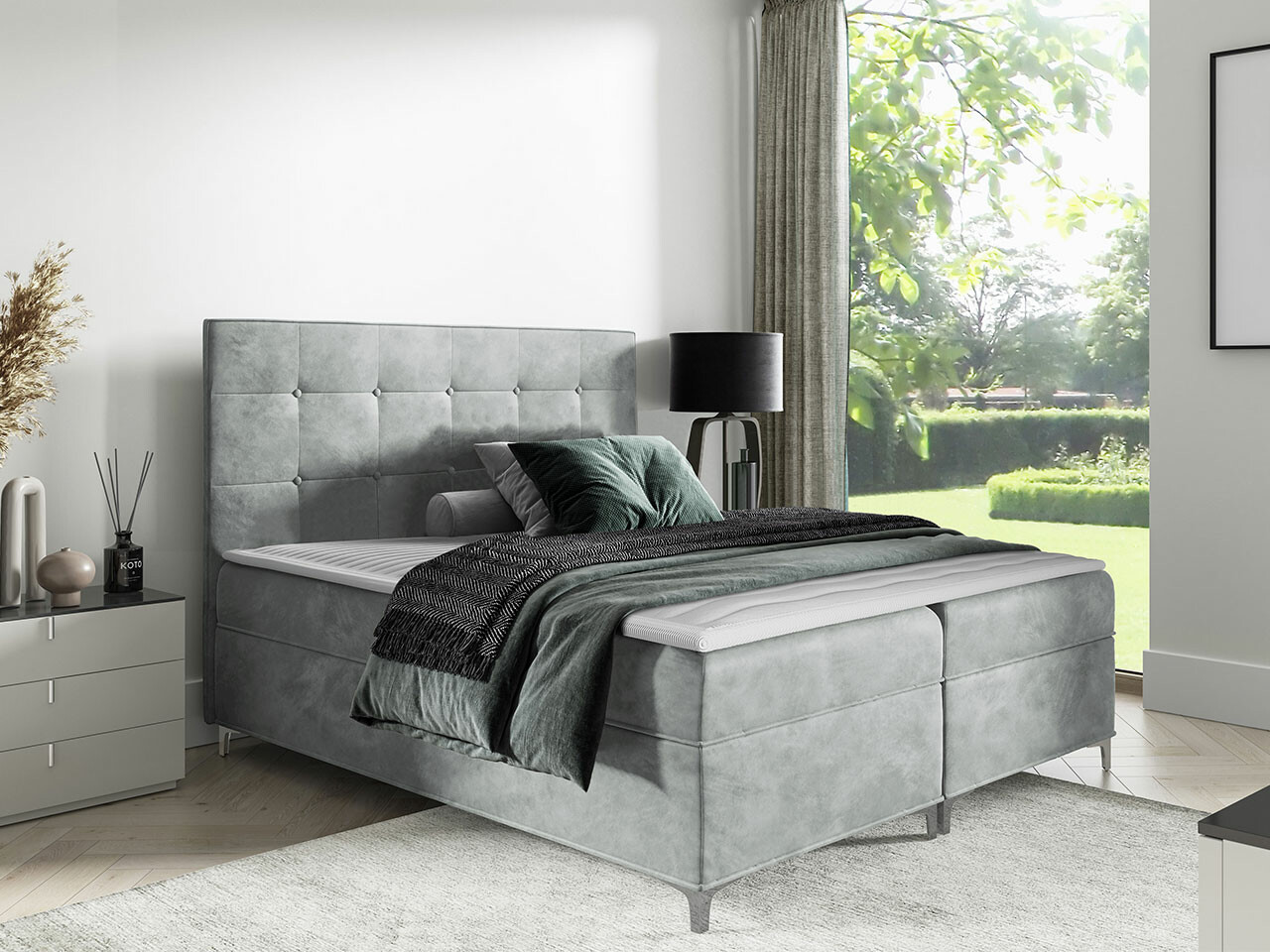 Boxspring Baltimore 185 (Fresh 33)