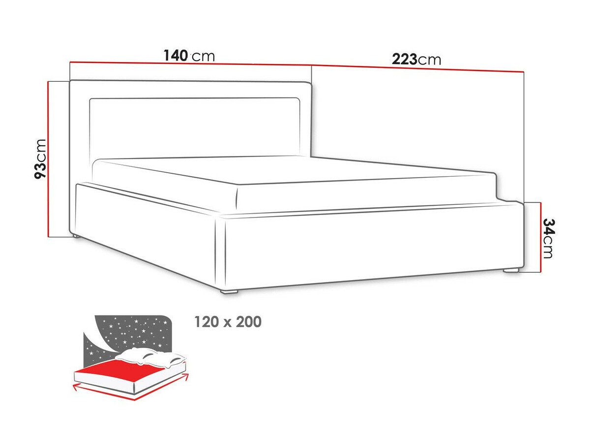 Bed Pomona 102 (Victoria 14 866)