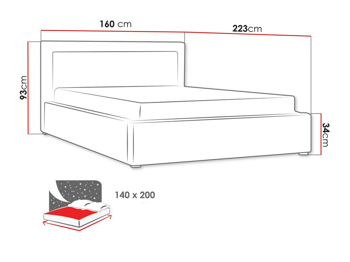 Bed Pomona 102 (Victoria 14 868)