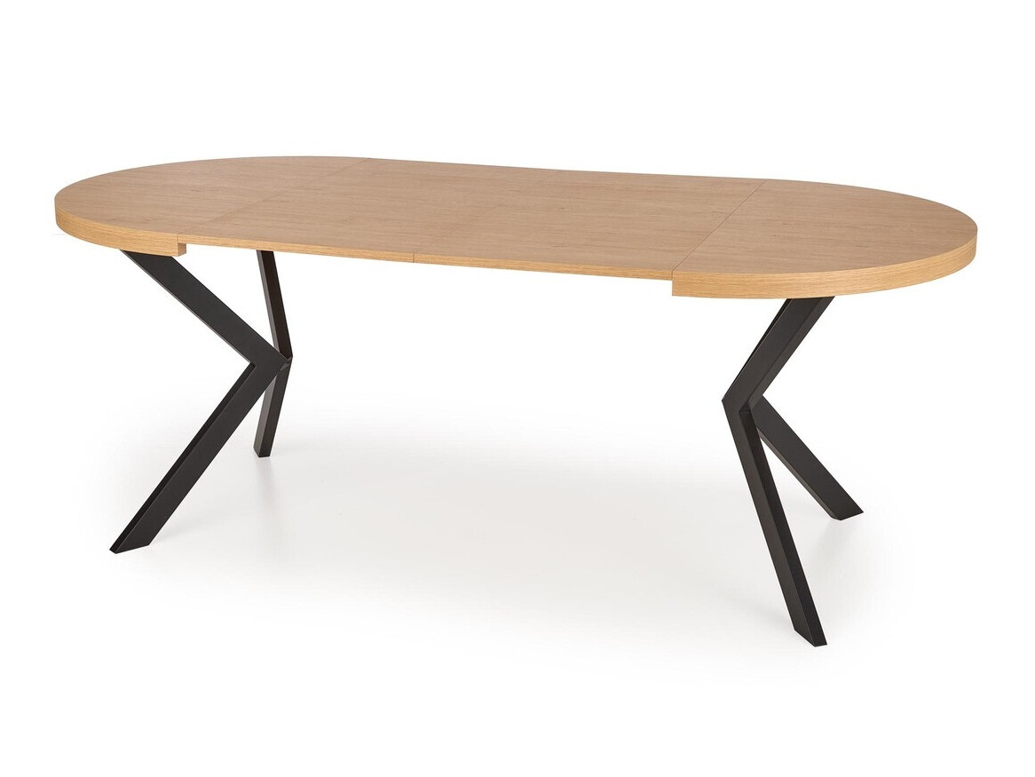 Tafel Houston 1495 (Gouden eik + Zwart)