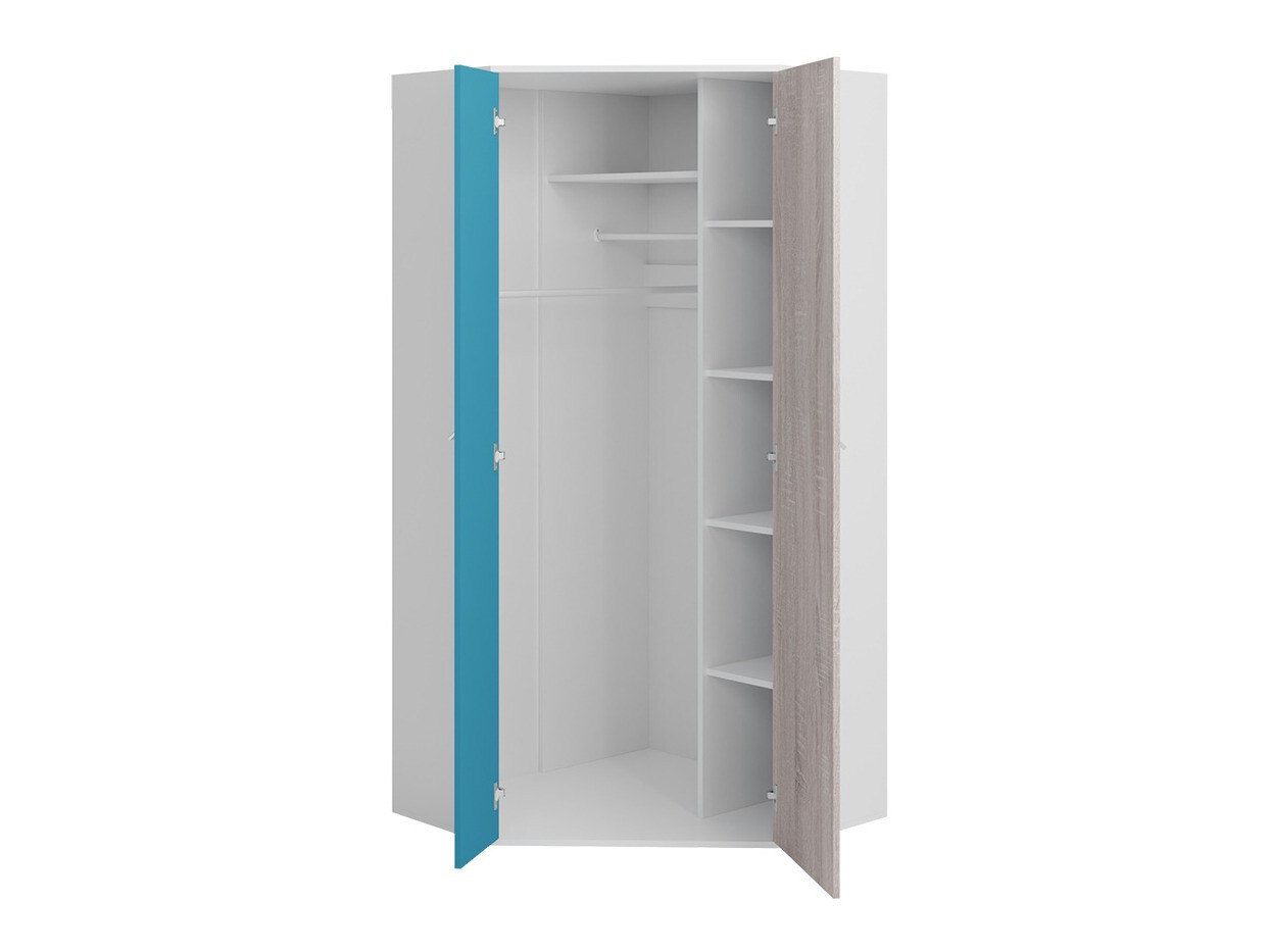 De reeks van de kinderkamer Camteso 114 (Zwart + Eiken + Beige)