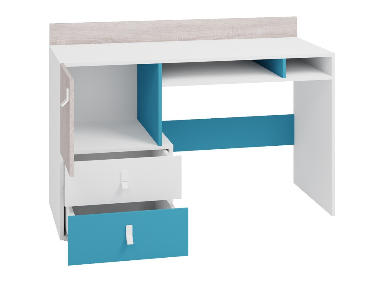 De reeks van de kinderkamer Camteso 114 (Zwart + Eiken + Beige)