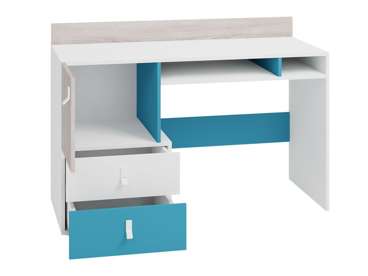 De reeks van de kinderkamer Camteso 115 (Zwart + Eiken + Beige)
