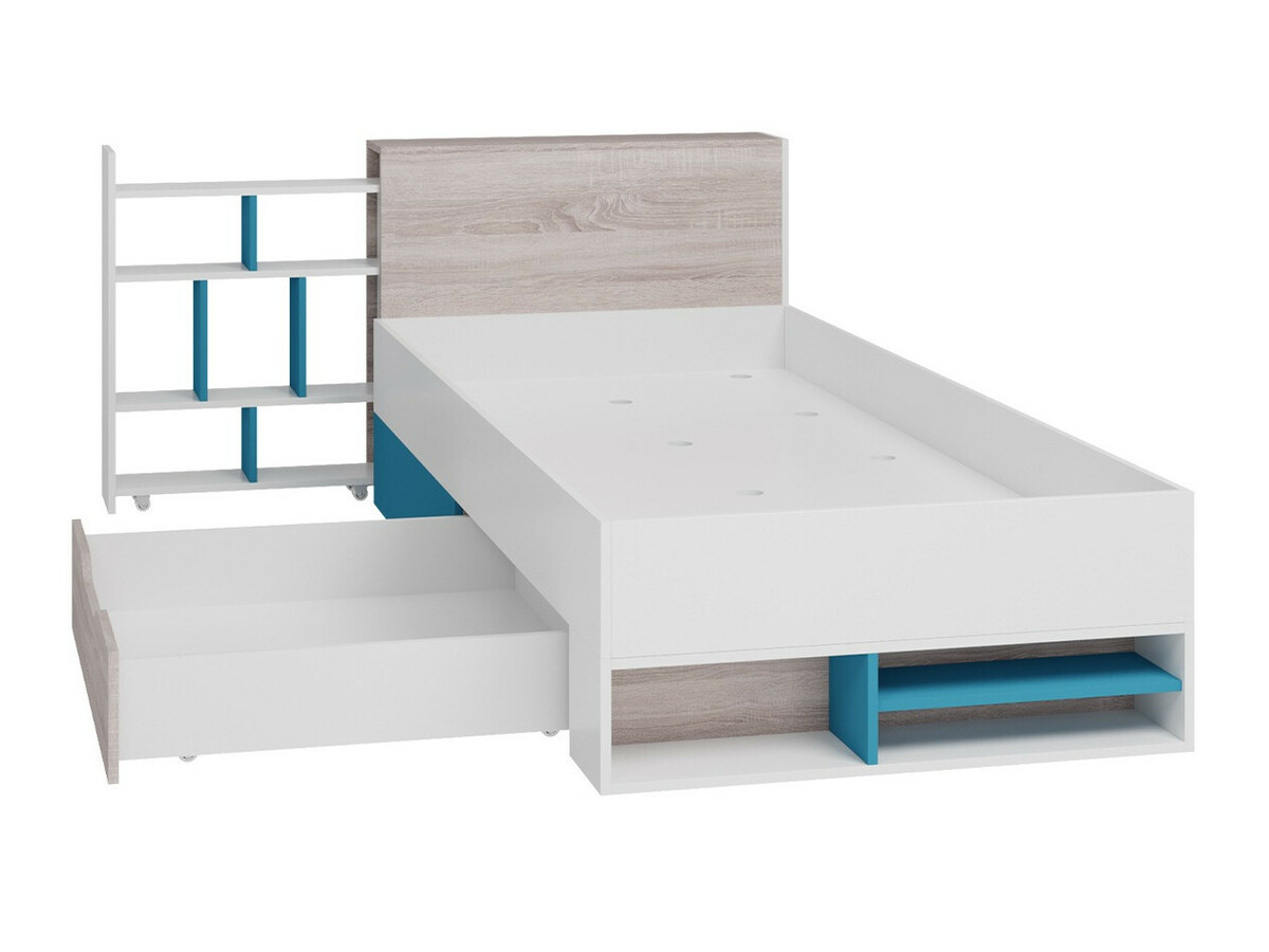 De reeks van de kinderkamer Camteso 115 (Zwart + Eiken + Beige)