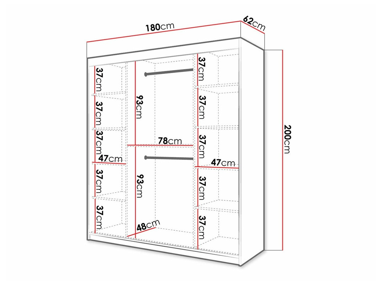 Kledingkast Anulio IV (Wit)