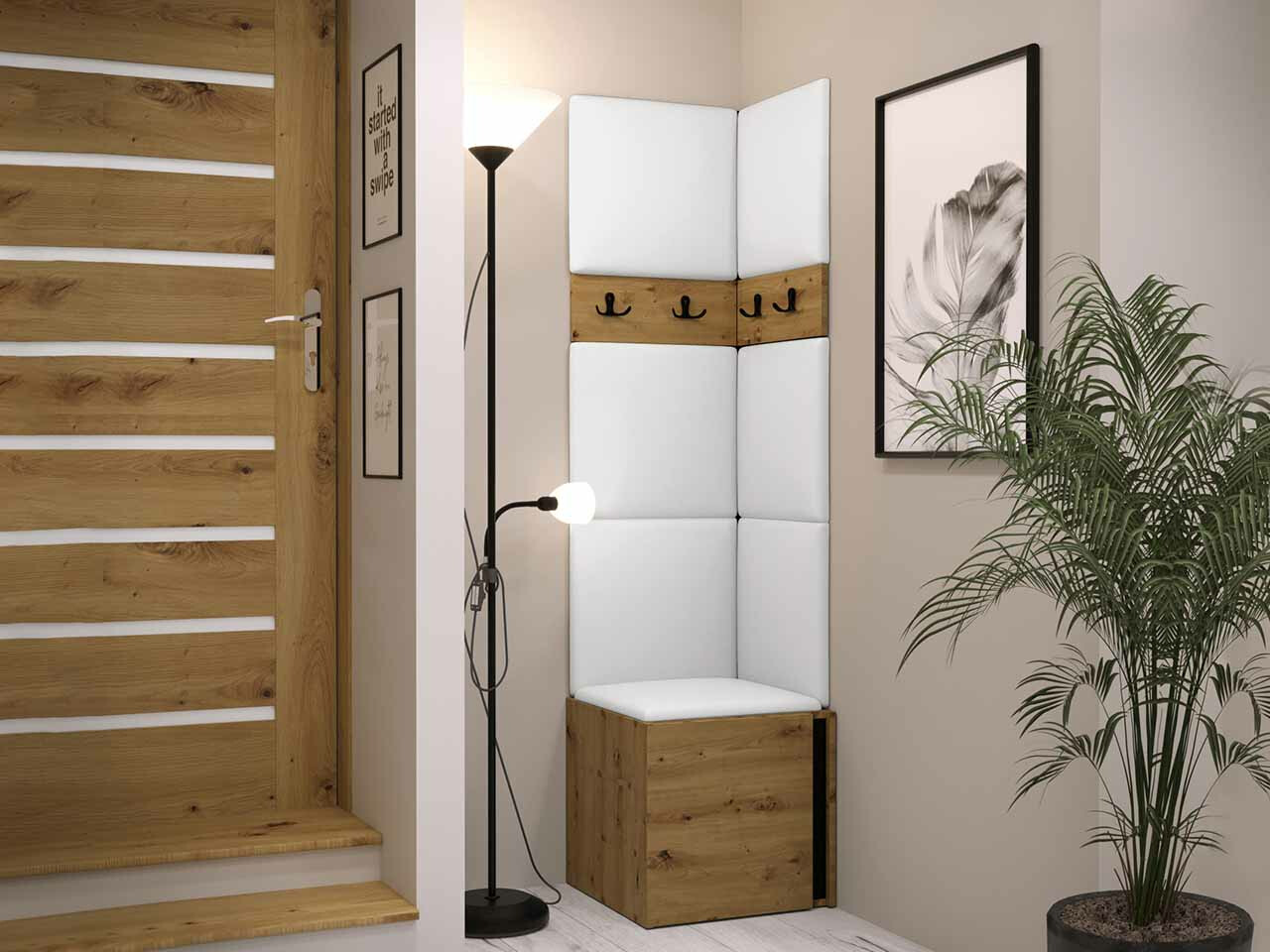 Gangmeubelset Hartford 347 (Artisan eiken + Zwart)