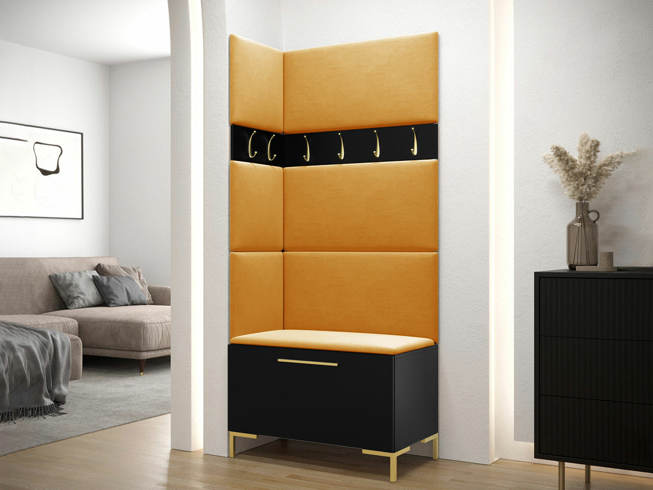 Gangmeubelset Tivsoa 103 (Zwart)