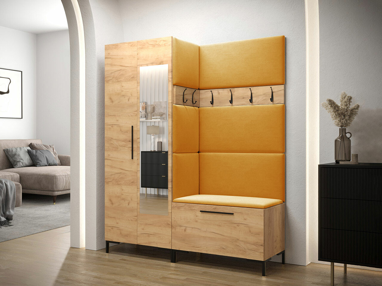 Gangmeubelset Tivsoa 107 (Craft eiken)