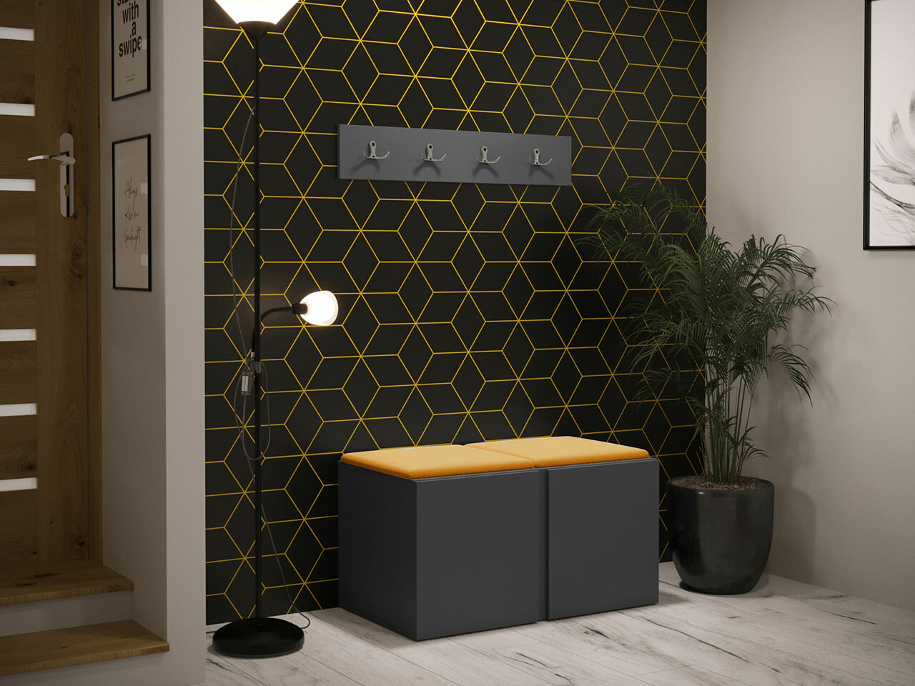 Gangmeubelset Hartford 275 (Grafiet)