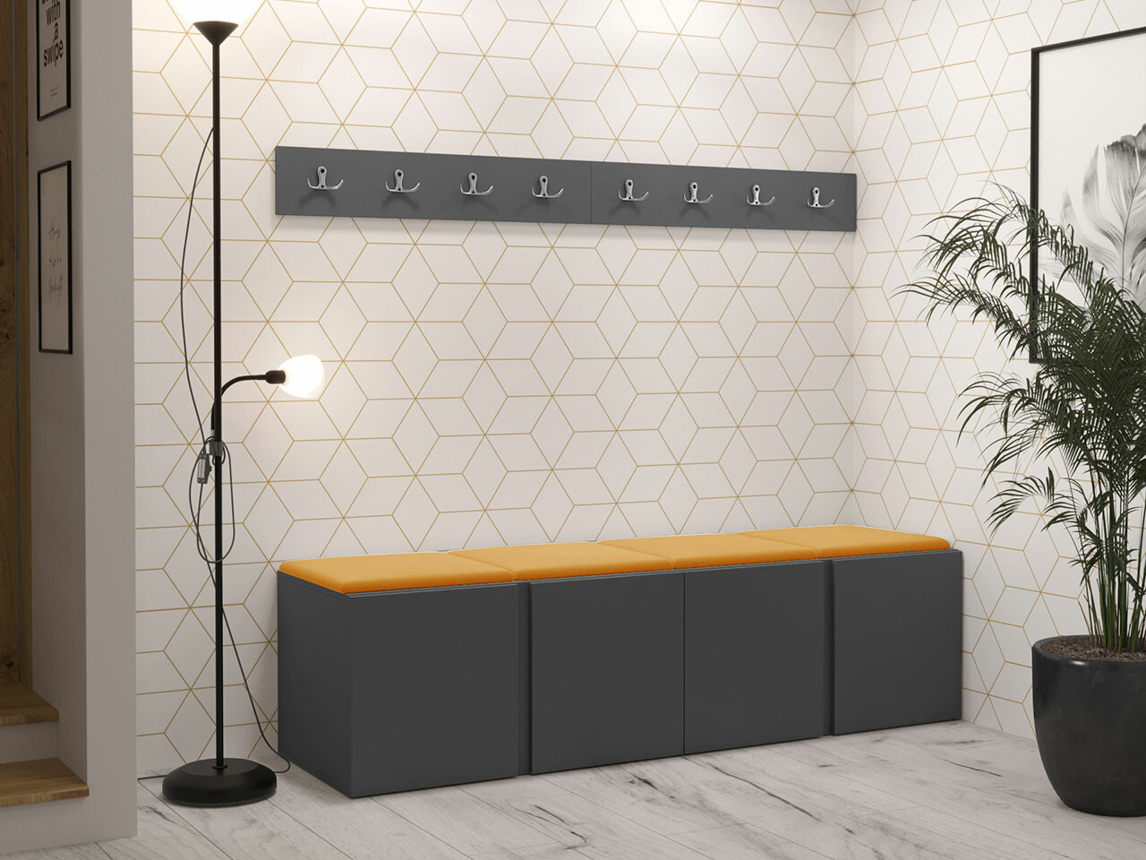 Gangmeubelset Hartford 276 (Grafiet)