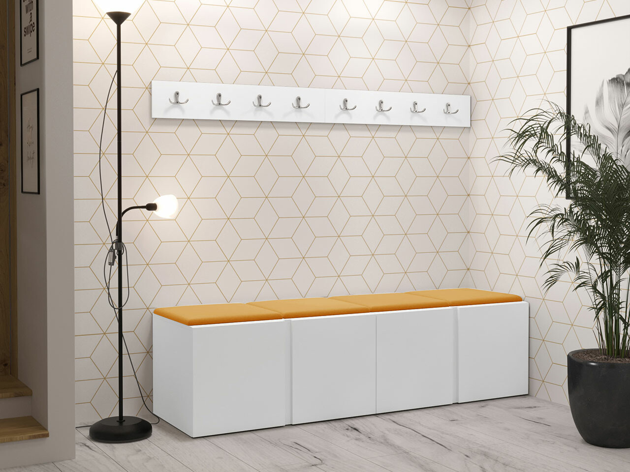 Gangmeubelset Hartford 276 (Wit)