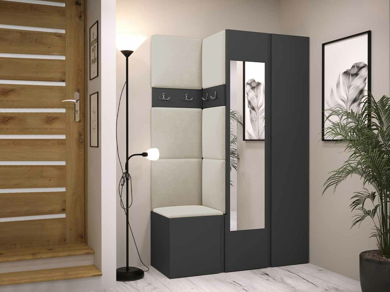 Gangmeubelset Hartford 350 (Grafiet)