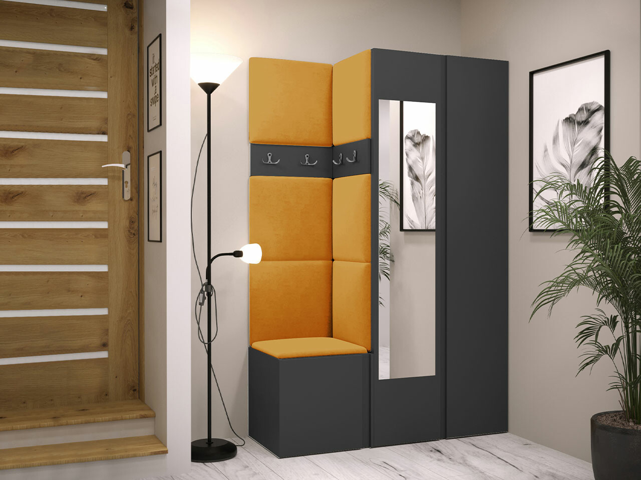 Gangmeubelset Hartford 350 (Grafiet)