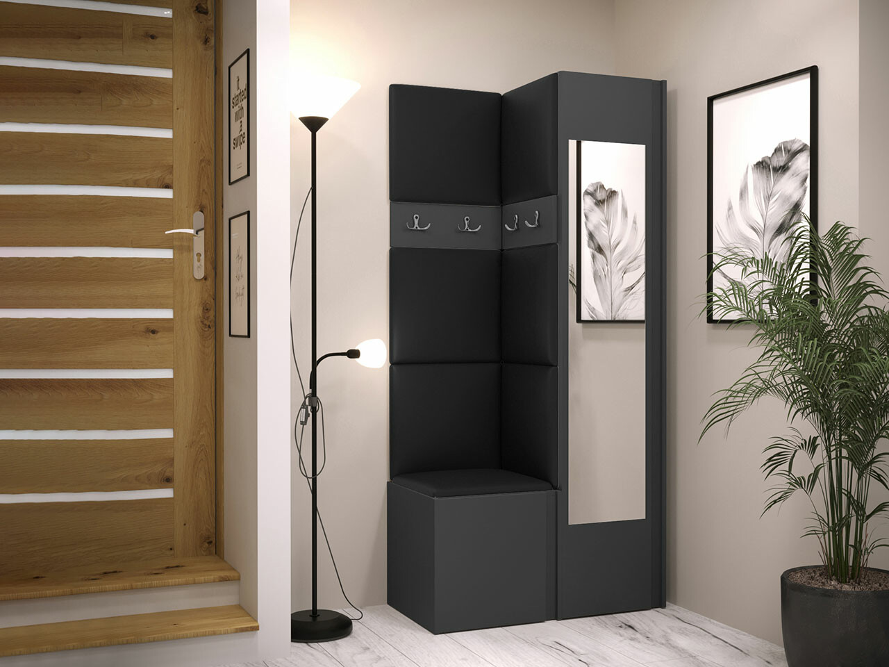 Gangmeubelset Hartford 354 (Grafiet)