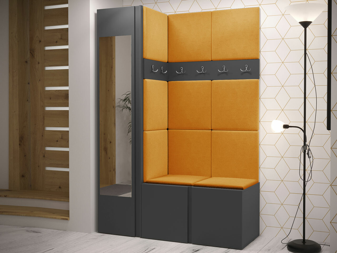 Gangmeubelset Hartford 277 (Grafiet)