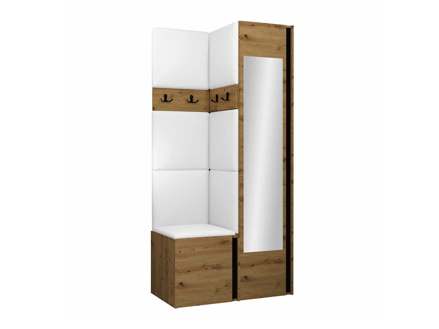 Gangmeubelset Hartford 354 (Artisan eiken + Zwart)