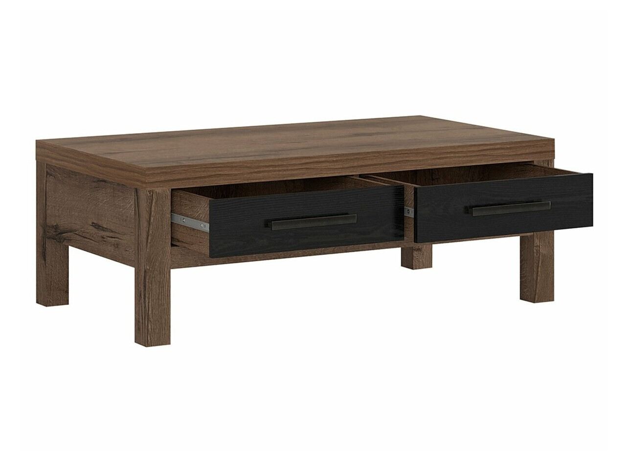 Salontafel Dunfelu 107 (Klooster eik + Zwart eik)