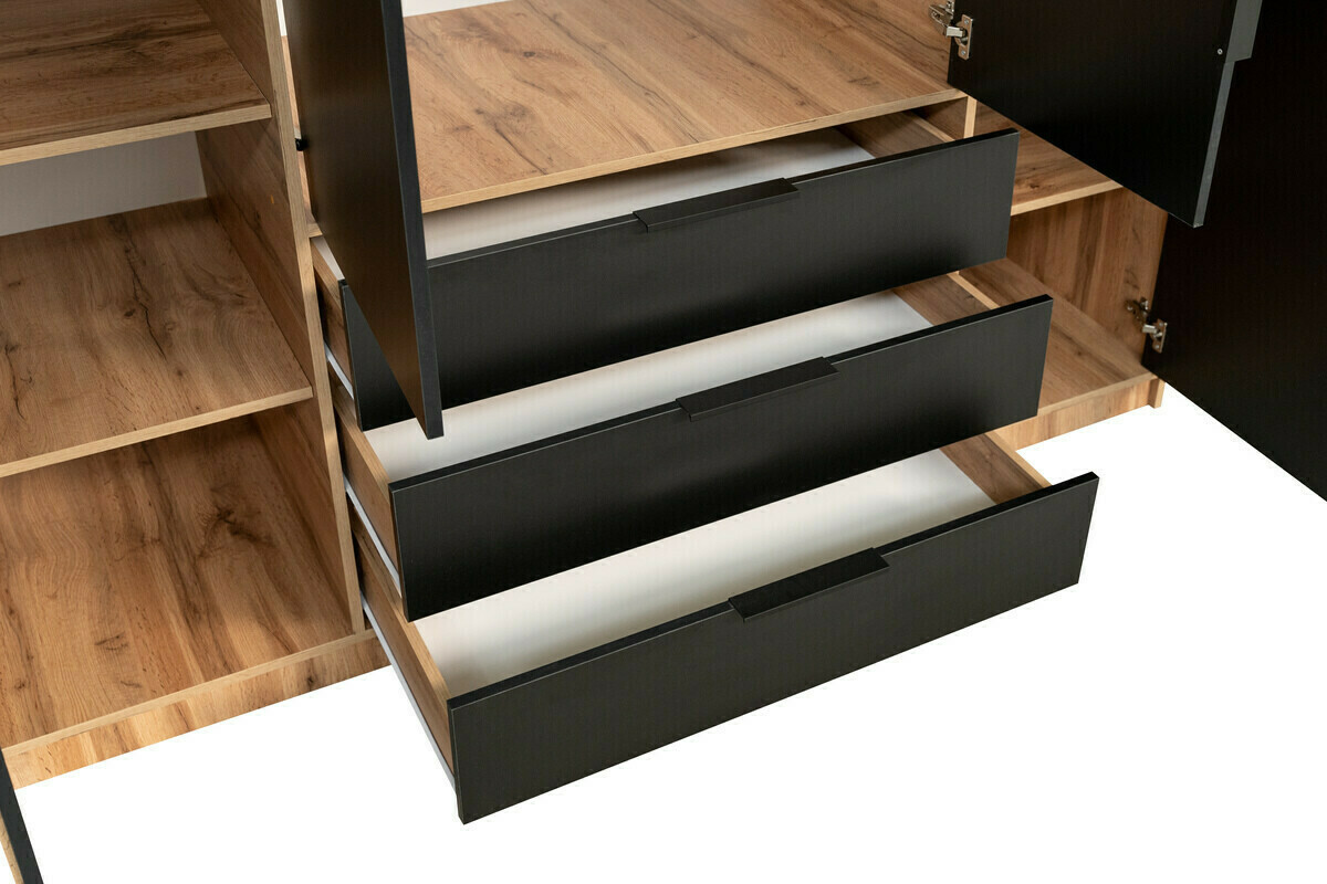 Kledingkast Collis V (Wotan eik)