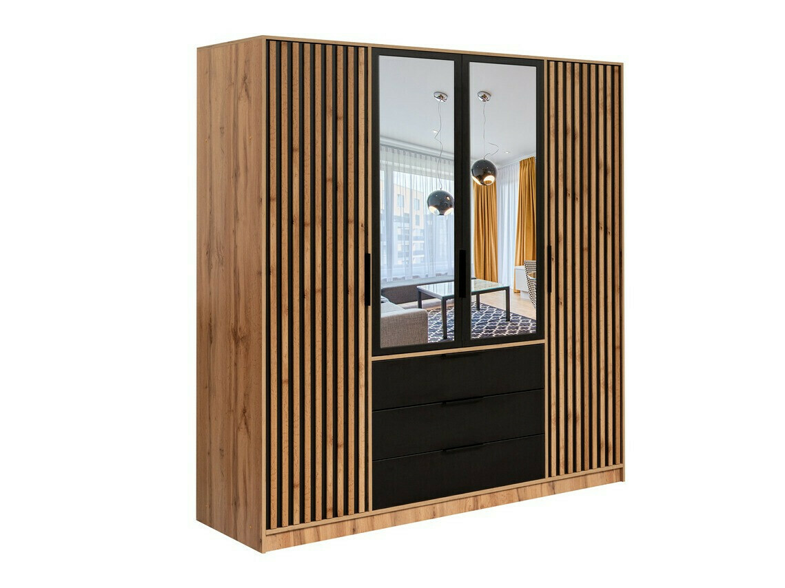 Kledingkast Enolevo 114 (Wotan eik)