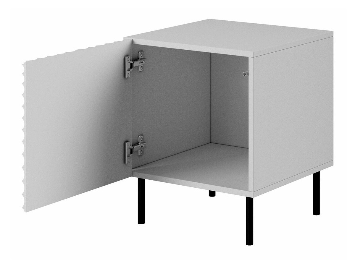 Een set nachtkastjes Charlotte 172 (Zwart + Gouden)