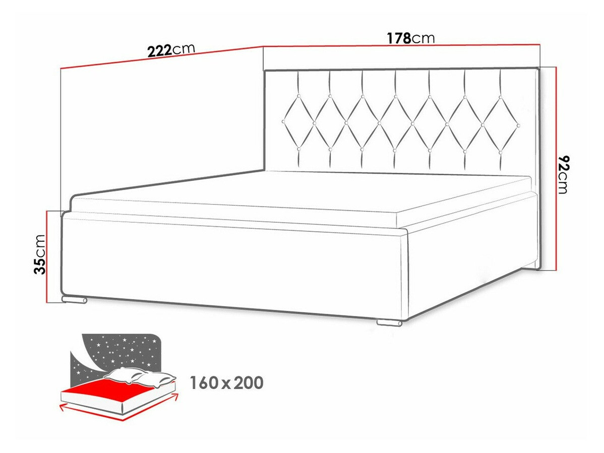 Bed Baltimore 160 (Mikrofaza 10)