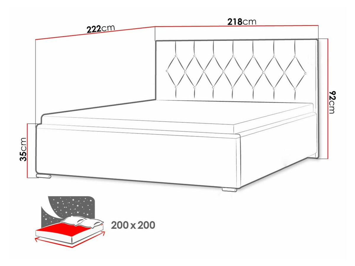 Bed Baltimore 160 (Mikrofaza 34)