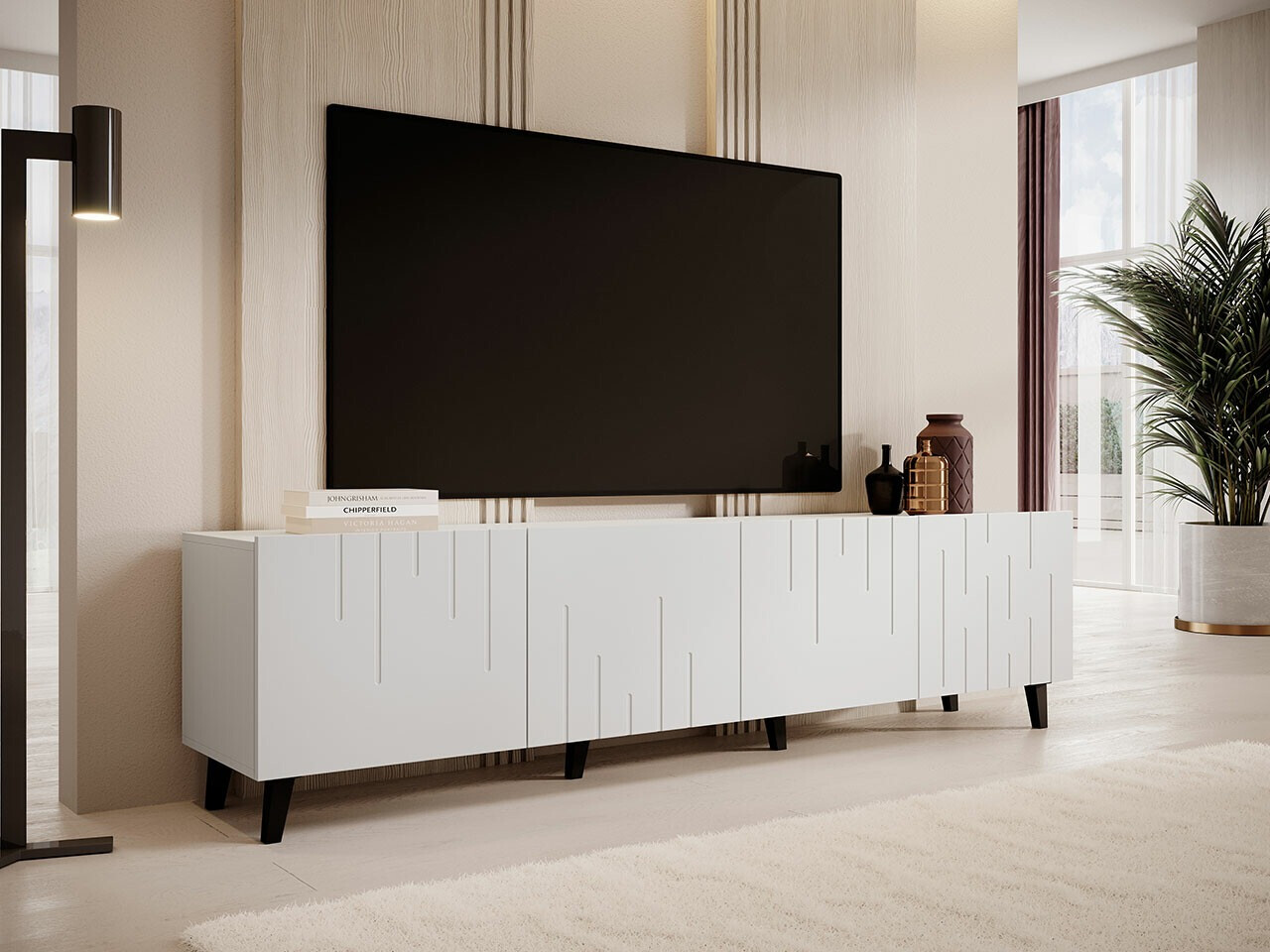 TV-meubel Charlotte 176 (Wit)