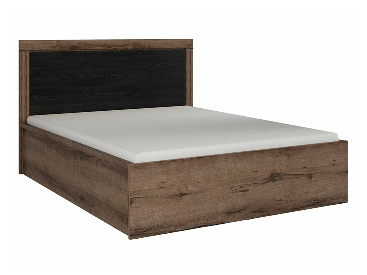 Bed Dunfelu 112 (Klooster eik + Zwart eik)