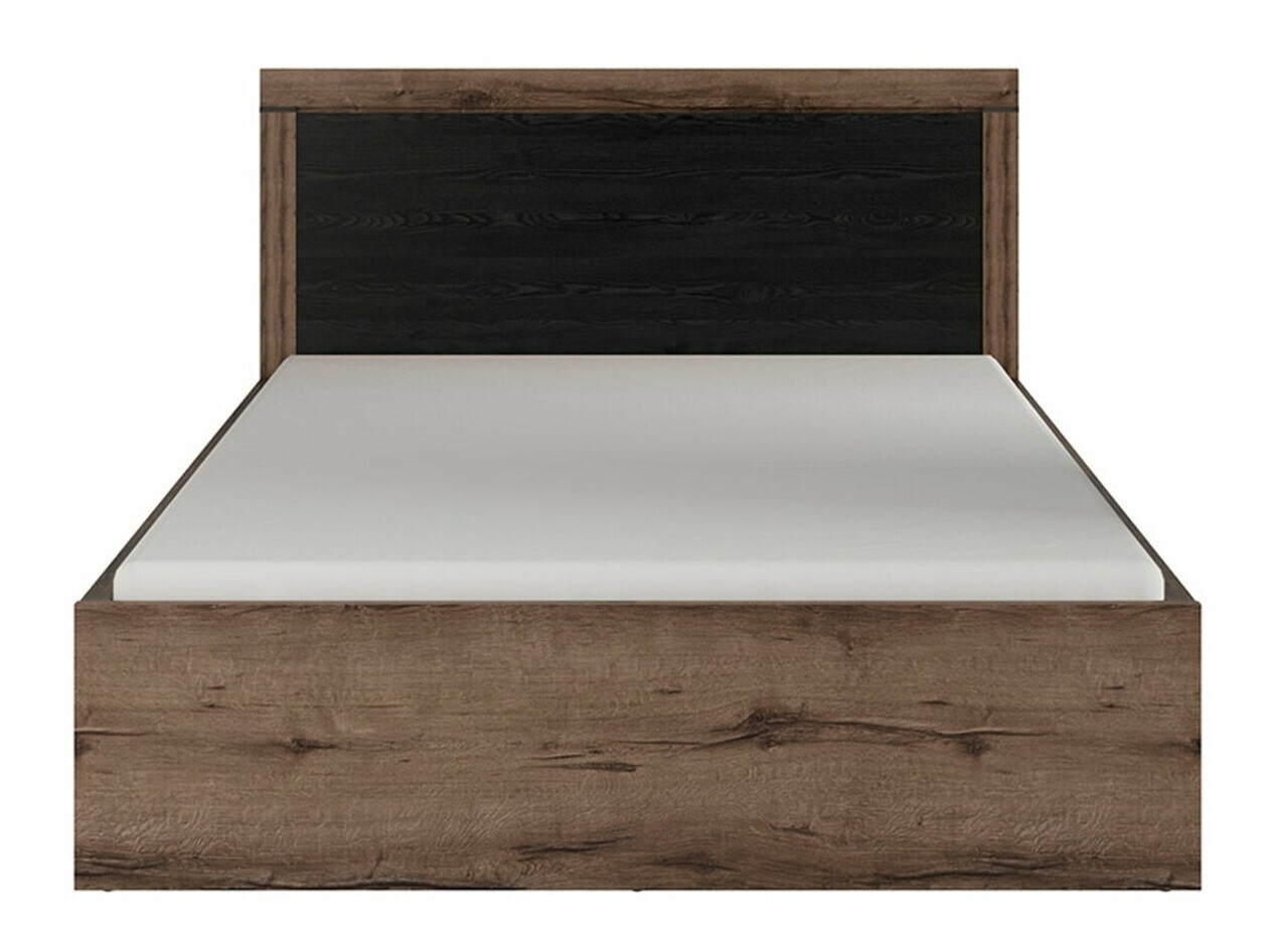 Bed Dunfelu 112 (Klooster eik + Zwart eik)