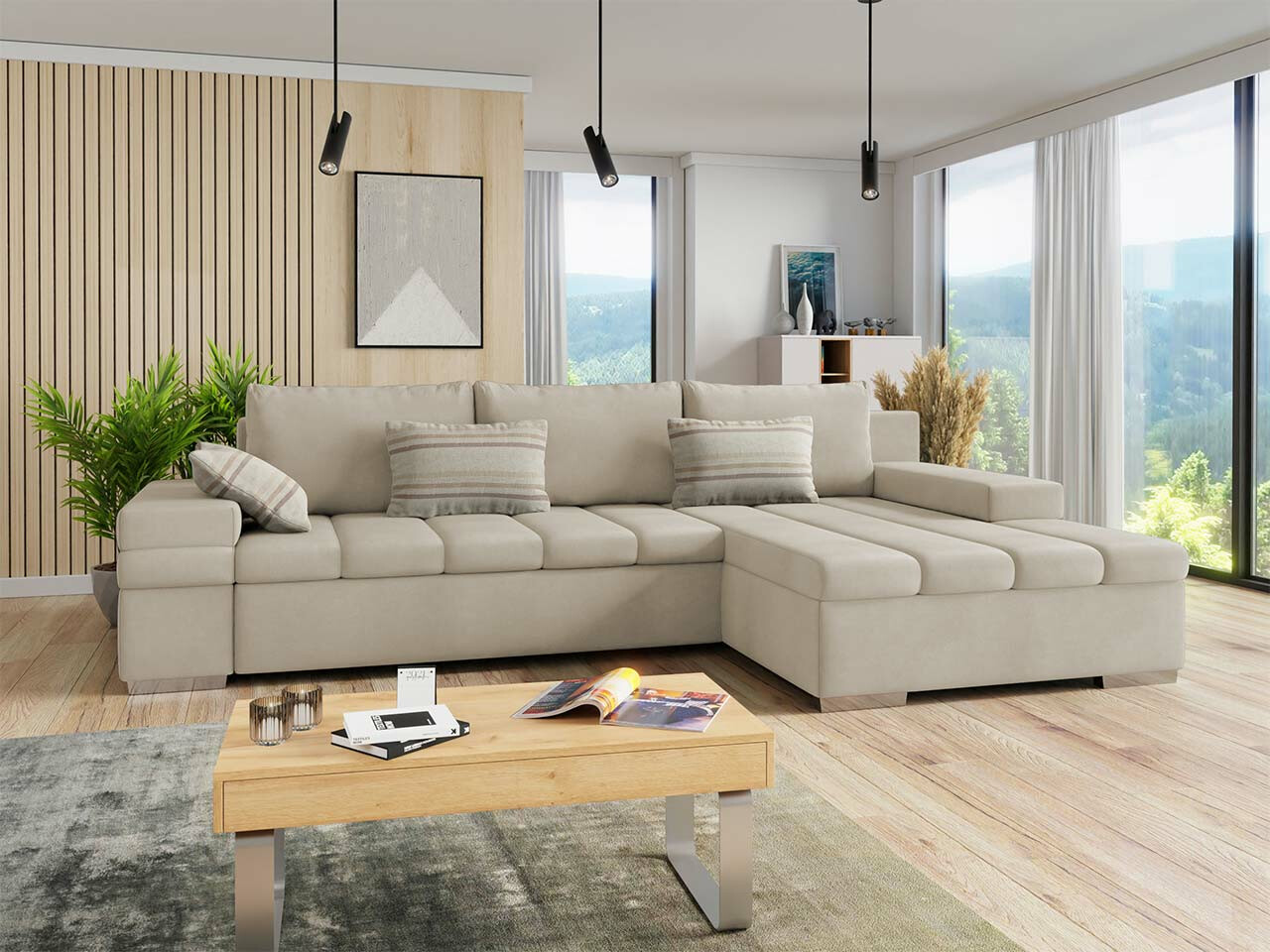 Hoekbank Comfivo 113 (Uttario Velvet + Senegal 825)