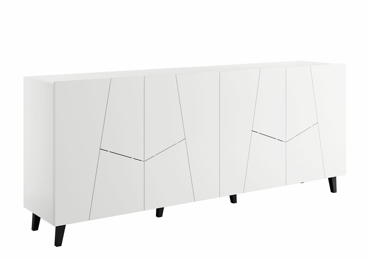 Dressoir Charlotte 180 (Wit + Zwart)