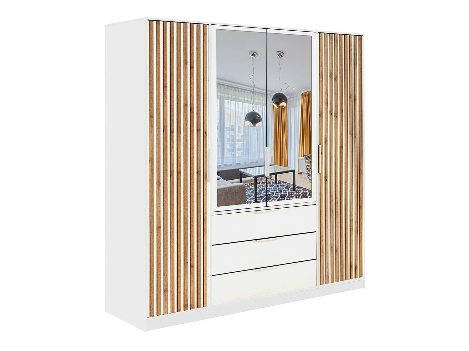 Kledingkast Collis V (Wit)