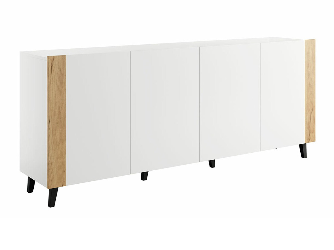 Dressoir Charlotte 183 (Wit + Craft eiken)