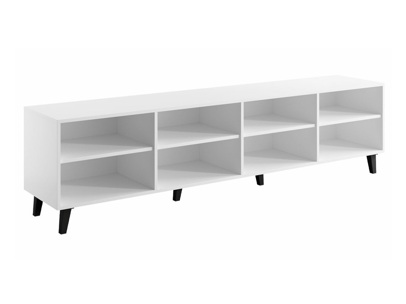 Woonkamerset Charlotte 185 (Zwart + Craft eiken)