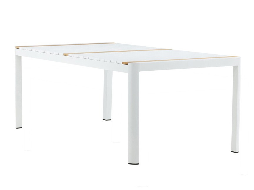 Outdoor tafel Dallas 2834 (Wit + Bruin)