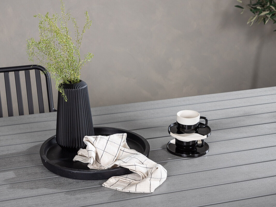 Outdoor tafel Dallas 3392 (Grijs + Wit)