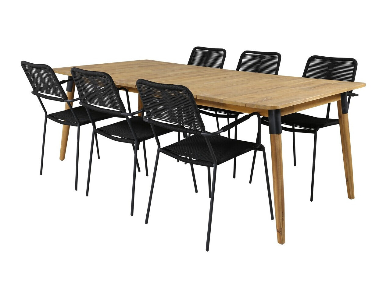 Tafel en stoelen set Dallas 2877