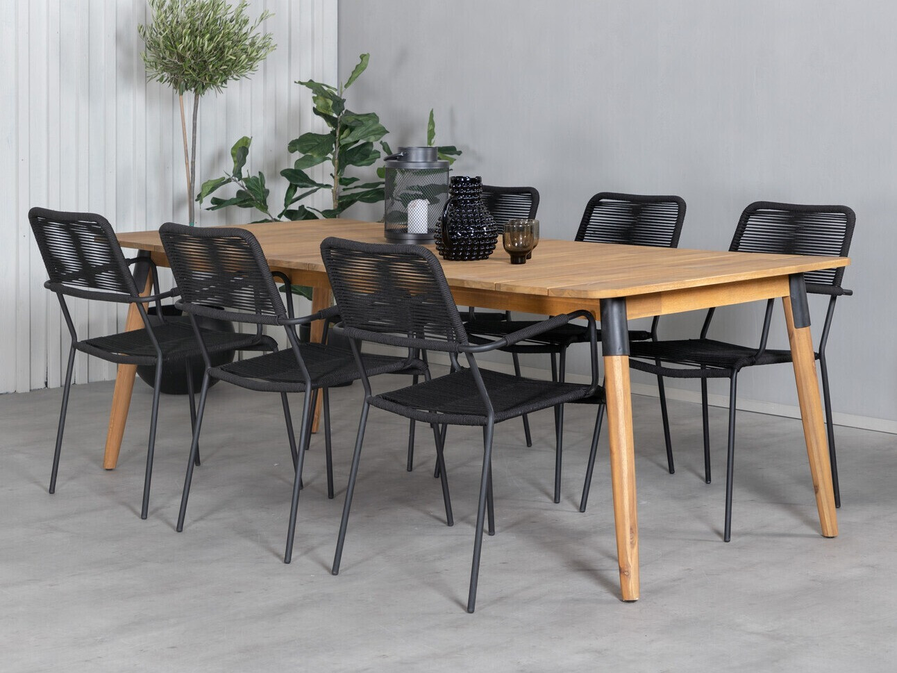 Tafel en stoelen set Dallas 2877