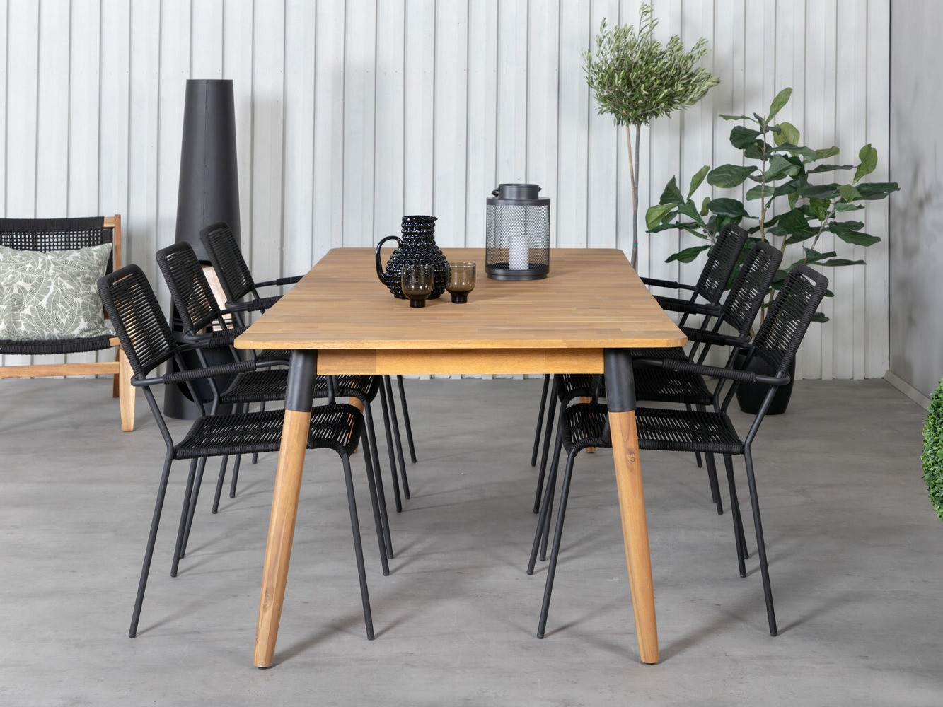 Tafel en stoelen set Dallas 2877