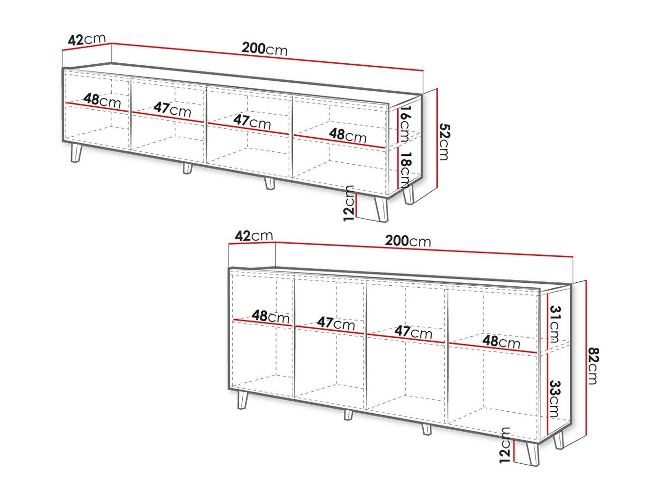 Woonkamerset Charlotte 188 (Wit)